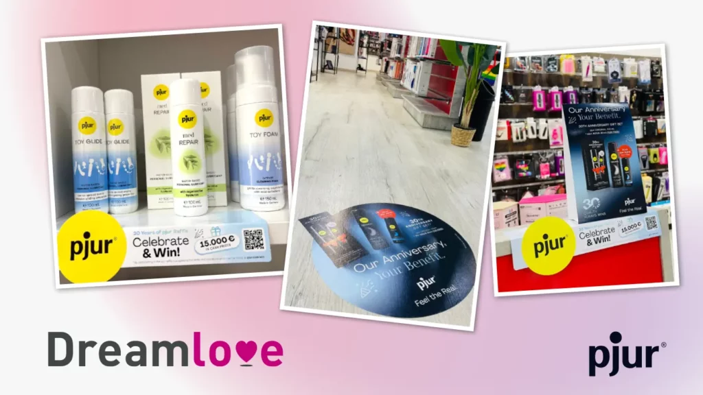 pjur POS Presentation by Dreamlove