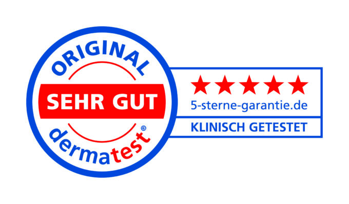 DERMATEST Siegel 5Sterne DE CMYK