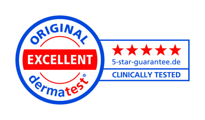 DERMATEST Siegel 5Sterne ENGL CMYK